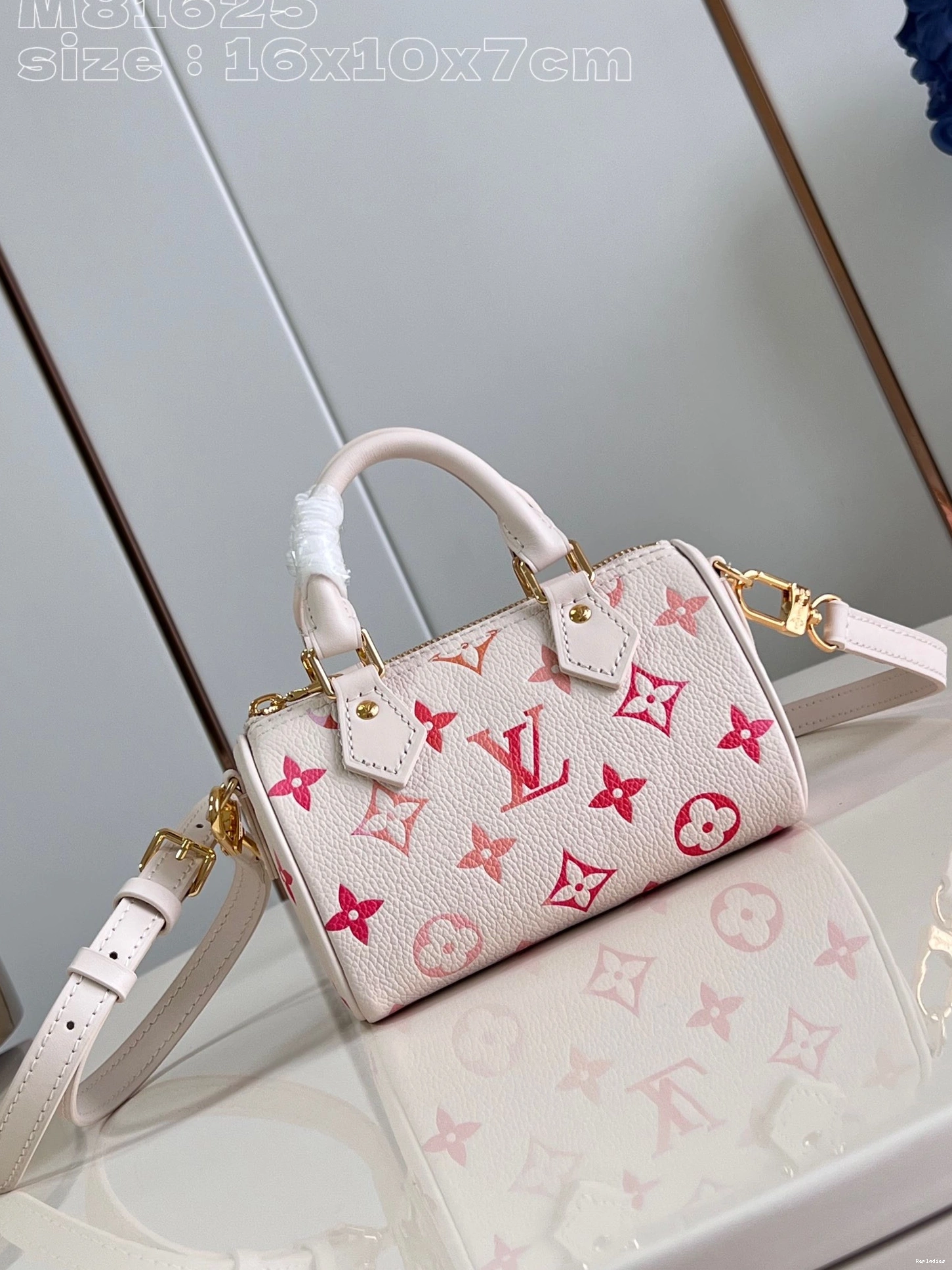 Rep ladies LOUIS SPEEDY-16-10-7.5cm VUITTON NANO 0818